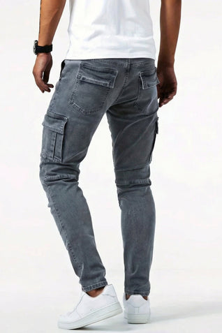 ALEX™ | VAQUEROS CARGO ELÁSTICOS